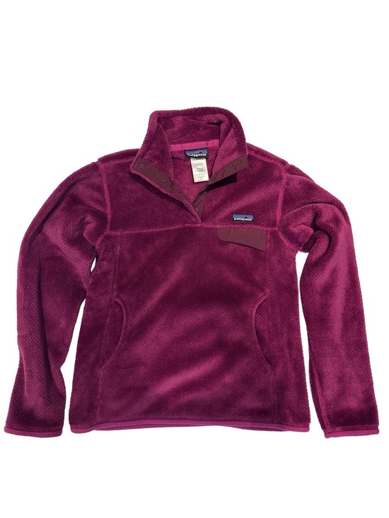 Patagonia Tops - Patagonia Re-Tool Snap-T Fleece Pullover Women’s Small Pink Purple Polartec